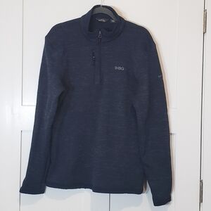 Eddie Bauer 1/4 Zip Sweater Jacket Pullover Size XL Blue